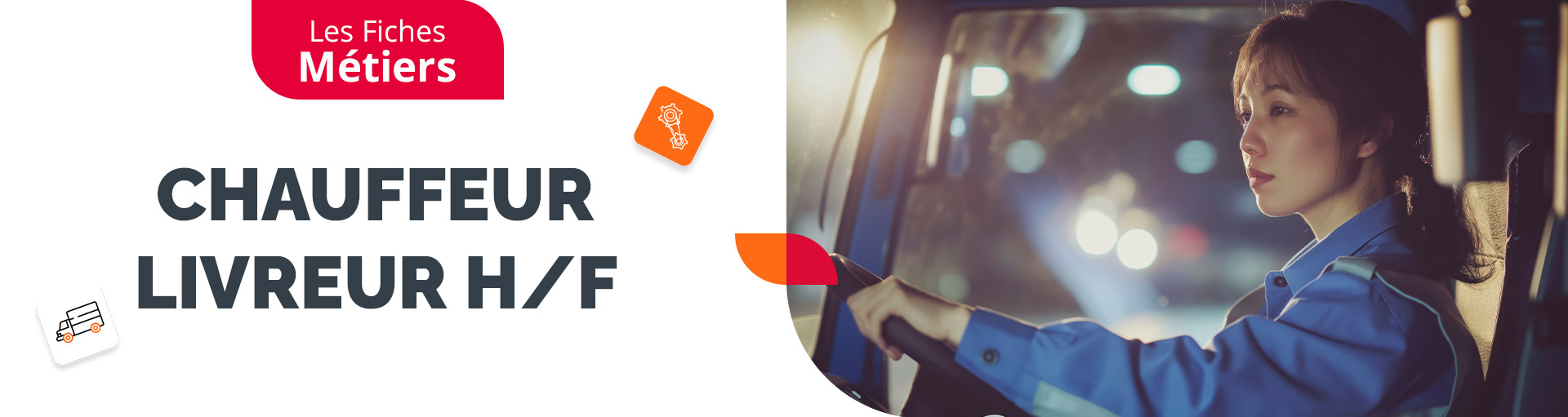 Les fiches métier Crit Transport : le métier Chauffeur Livreur