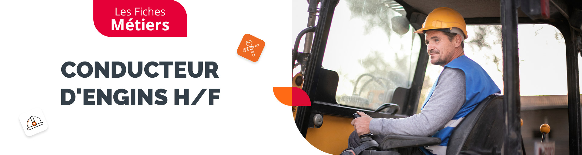 Les fiches métier Crit BTP : le Conducteur d’engins