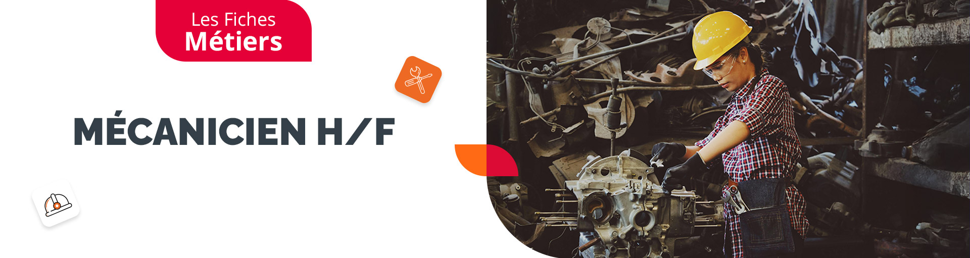 Les fiches métier Crit BTP : le Mécanicien